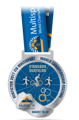 ITU Duathlon medal